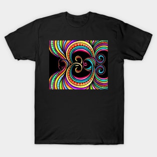 doodle  border T-Shirt